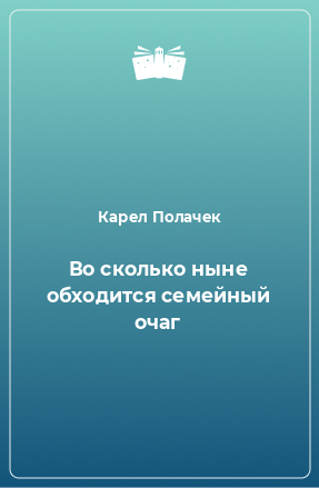 Книга Во сколько ныне обходится семейный очаг