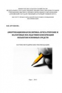 Книга Амортизационная политика: бухгалтерские и налоговые последствия консервации объектов основных средств