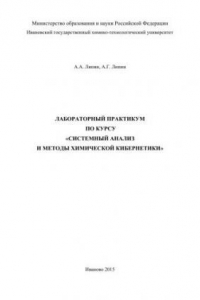 Книга Лабораторный практикум по курсу «Системный анализ и методы химической кибернетики»