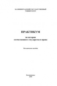 Книга Практикум по истории отечественного государства и права: Методическое пособие