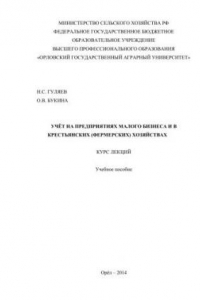 Книга Учёт на предприятиях малого бизнеса и крестьянских (фермерских) хозяйствах. Курс лекций