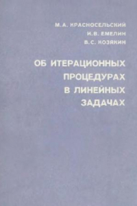 Книга Об итерационных процедурах в линейных задачах