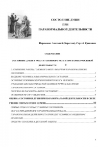 Книга Состояние души и работа головного мозга при паранормальной деятельности