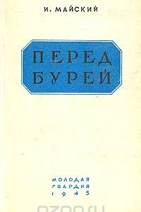 Книга Перед бурей