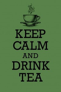 Книга Книга для записи рецептов. KEEP CALM and DRINK TEA