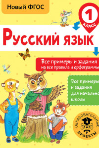 Книга Русский язык. Все примеры и задания на все правила и орфограммы. 1 класс