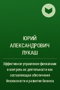 Книга Эффективное управление филиалами и контроль их деятельности как составляющая обеспечения безопасности и развития бизнеса