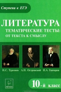 Книга Литература.10 класс. Тематические тесты. От текста к смыслу