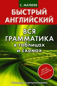 Книга Быстрый английский. Вся грамматика в таблицах и схемах