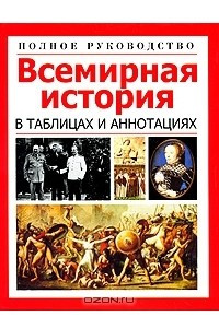 Книга Всемирная история в таблицах и аннотациях