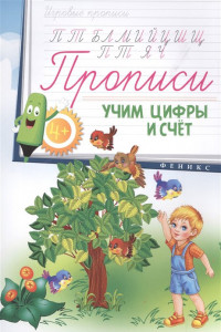 Книга Прописи: учим цифры и счет 4+