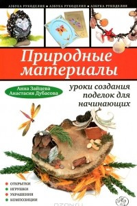 Книга Природные материалы. Уроки создания поделок для начинающих