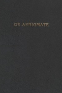 Книга De Aenigmate / О Тайне