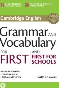 Книга Grammar and Vocabulary for First and First for Schools Book with Answers