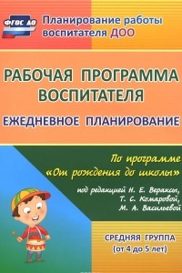 Книга Рабочая программа воспитателя. Ежедневное планирование по программе 