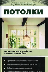 Книга Потолки. Отделочные работы самостоятельно